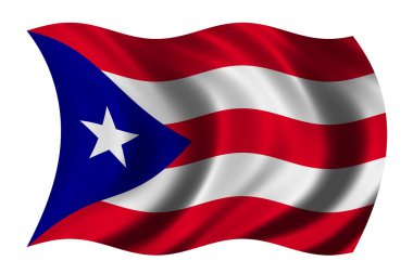 Flag of Puerto Rico clipart