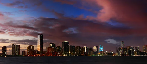 Nocne Miami — Zdjęcie stockowe
