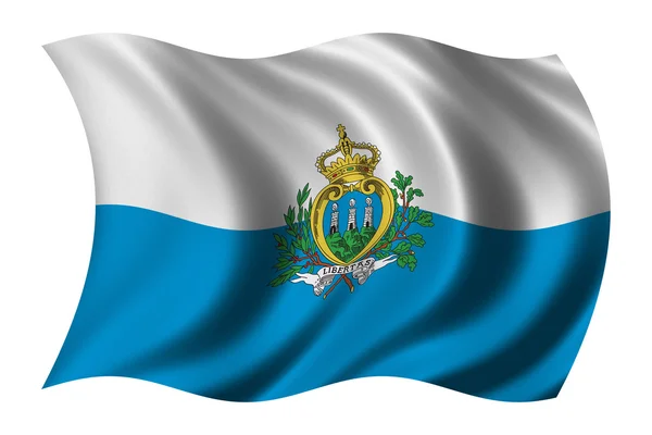 Vlag van San Marino — Stockfoto