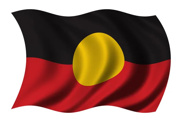 Aboriginal vlag — Stockfoto