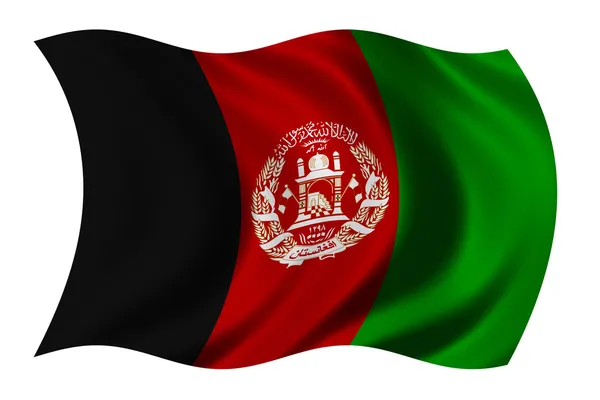 Bandeira do Afeganistão — Fotografia de Stock