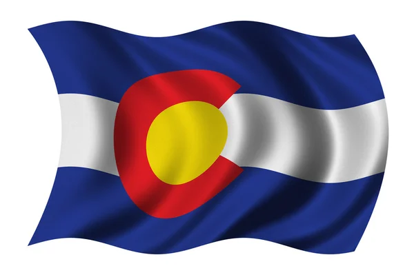 科罗拉多州的旗子 — 图库照片