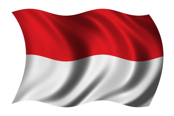 Flagge Indonesiens — Stockfoto