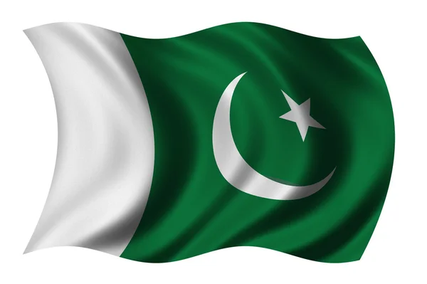 Прапор Пакистану — стокове фото