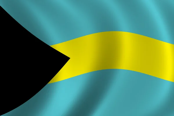 Flag of Bahamas — Stock Photo, Image