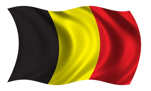 Bandeira da Bélgica — Fotografia de Stock