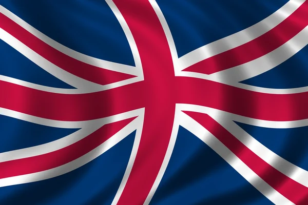 Storbritanniens flagga — Stockfoto