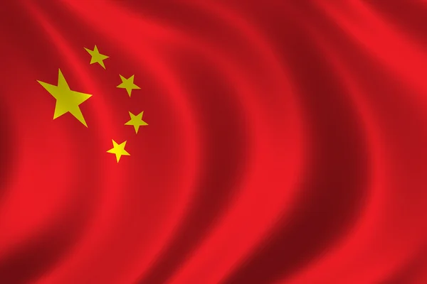 Bandera de China — Foto de Stock