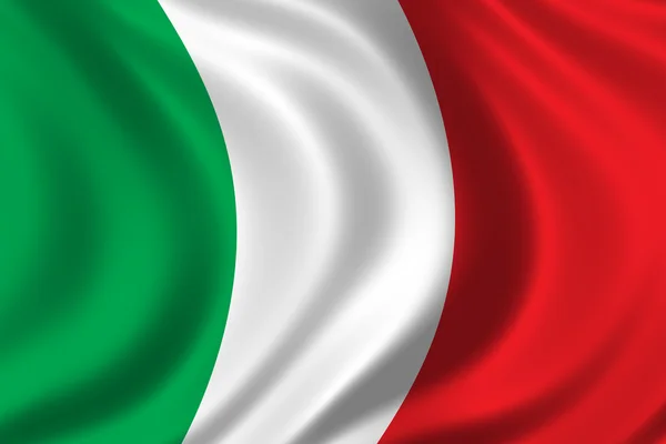 Italiens flagga — Stockfoto