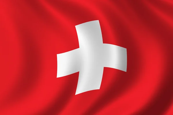 स्वित्झर्लंडचा ध्वज — स्टॉक फोटो, इमेज