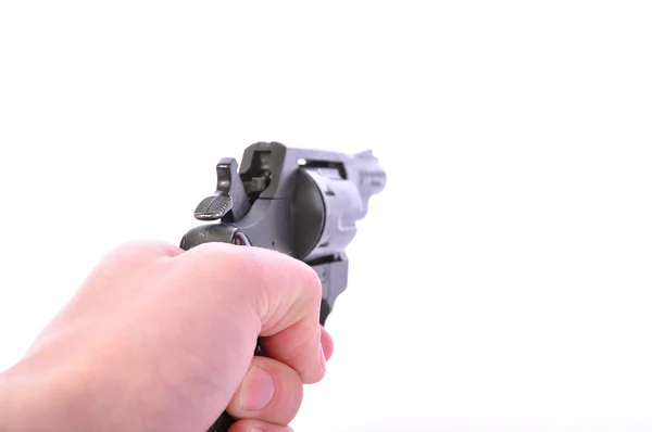 Pistola en mano — Foto de Stock