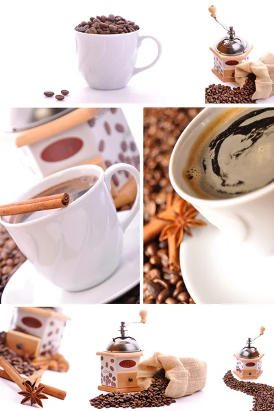 Кава колаж — стокове фото
