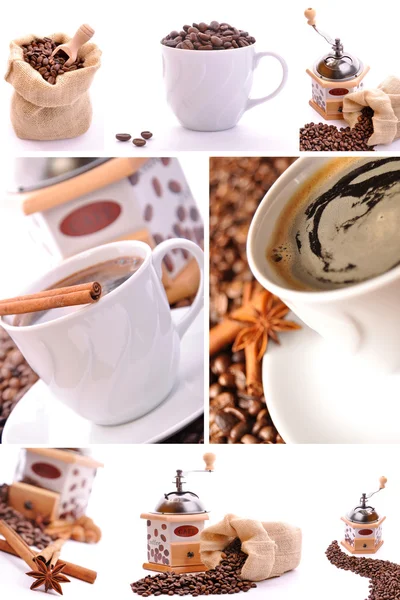 Кава колаж — стокове фото