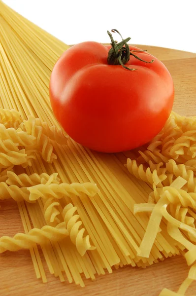 番茄和意大利面 — 图库照片