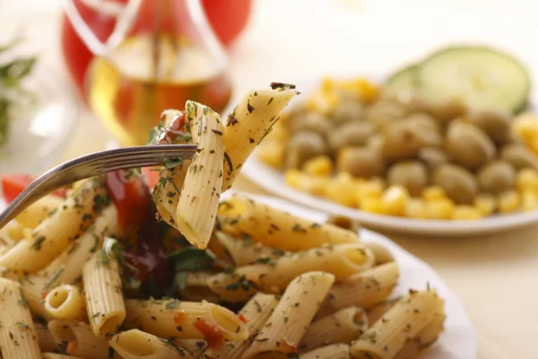 Läcker pastarätt — Stockfoto