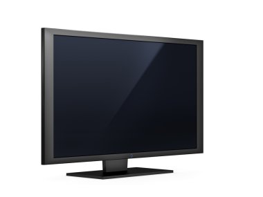 Flat LCD tv clipart