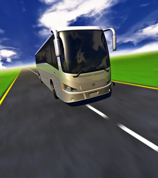 3D-Reisebus — Stockfoto