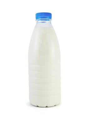 Milk in plastic bottle clipart