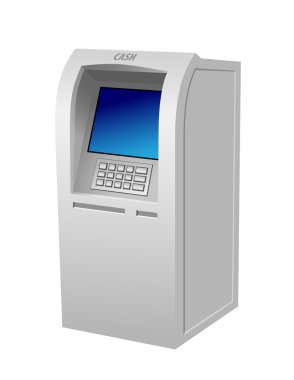Cash machine atm clipart