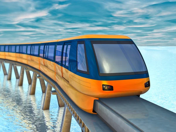 Monorail train — Stock Photo, Image
