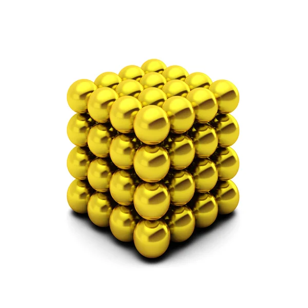 3D rednder av kub — Stockfoto