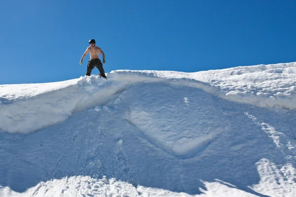 Падающий альпинист . — стоковое фото