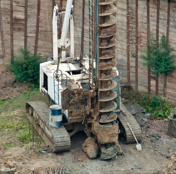 Drilling tractor. — Stock Photo, Image