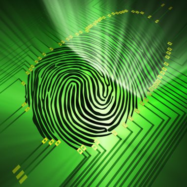 Fingerprinting clipart