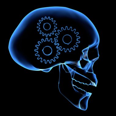 Brain mechanism clipart