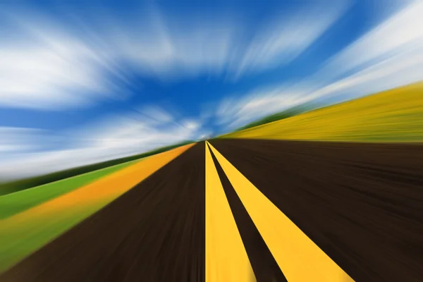 Speed road — Stock Photo, Image