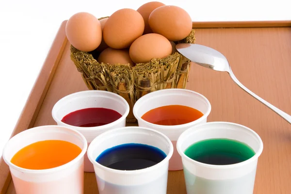 Eggs To Color — Stock Photo, Image