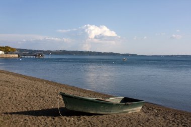 Boat On The Beach clipart