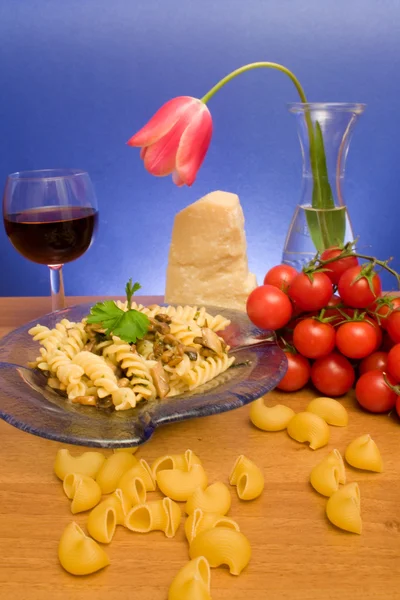 意大利菜-意大利面 — 图库照片