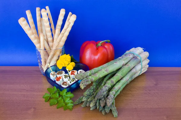 Mieszanka warzyw i przekąski — Zdjęcie stockowe