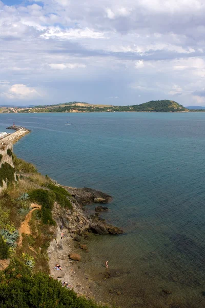 Luftaufnahme der toskanischen Küste — Stockfoto