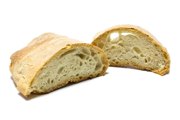 Italienska bröd skivad — Stockfoto