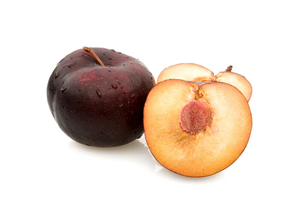 Plum Sectioned — Stock Photo, Image