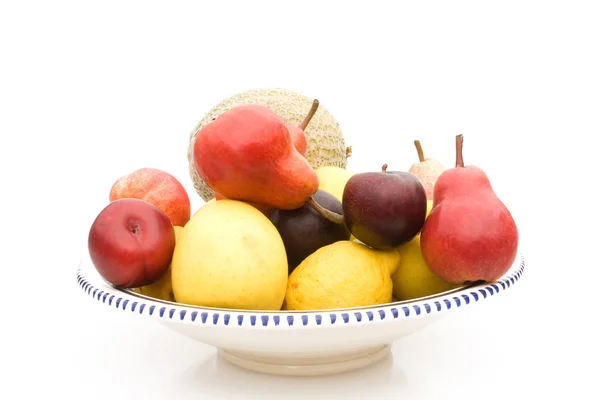 Plate With Fruits — Stock Photo, Image