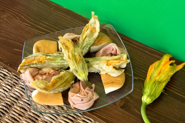 Italian Food Plate — Stock Photo, Image
