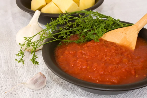 Ingredients - Tomato Juice — Stock Photo, Image