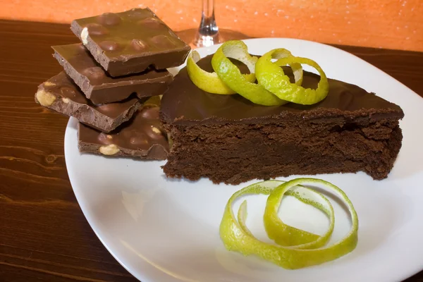 Deser czekoladowy — Zdjęcie stockowe