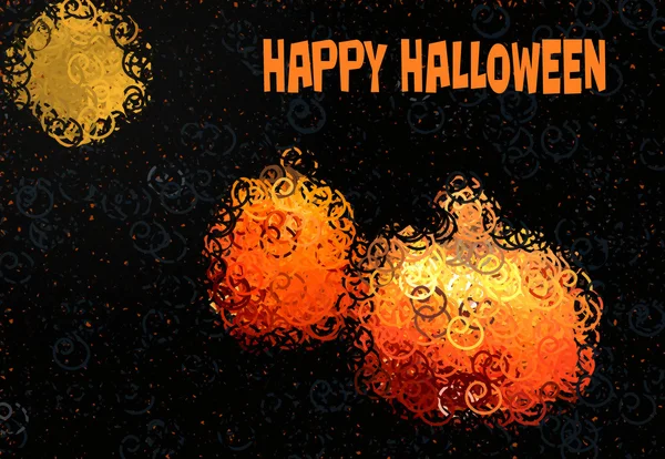 Tarjeta de Halloween abstracta — Foto de Stock