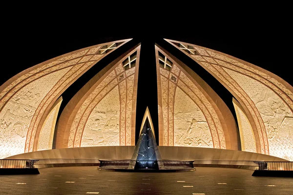 Monumento del Pakistan a Islamabad — Foto Stock