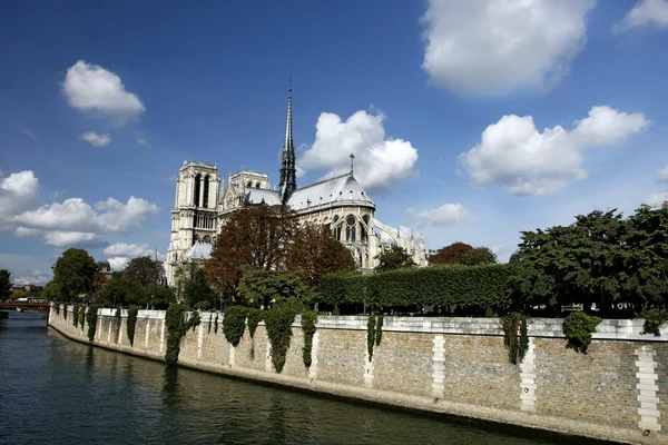 现场的巴黎圣母院巴黎 — 图库照片
