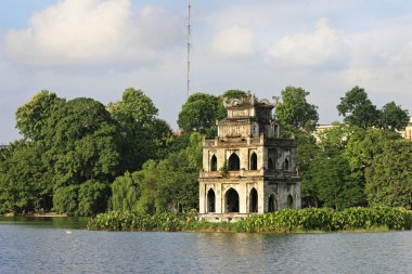 Scene of Tortoise Tower ,hanoi clipart