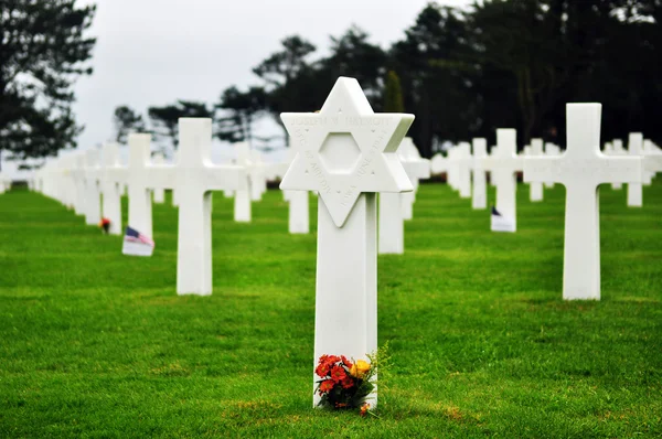 Нормандское американское кладбище Лицензионные Стоковые Фото
