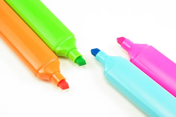 Fosforlu kalemler — Stok fotoğraf