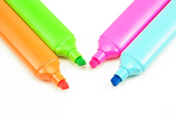 Fosforlu kalemler — Stok fotoğraf