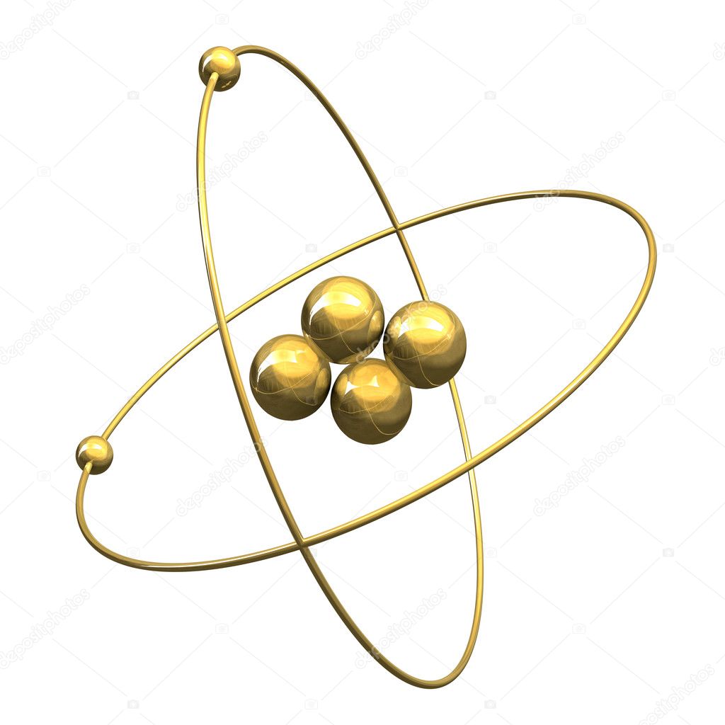 helium atom model