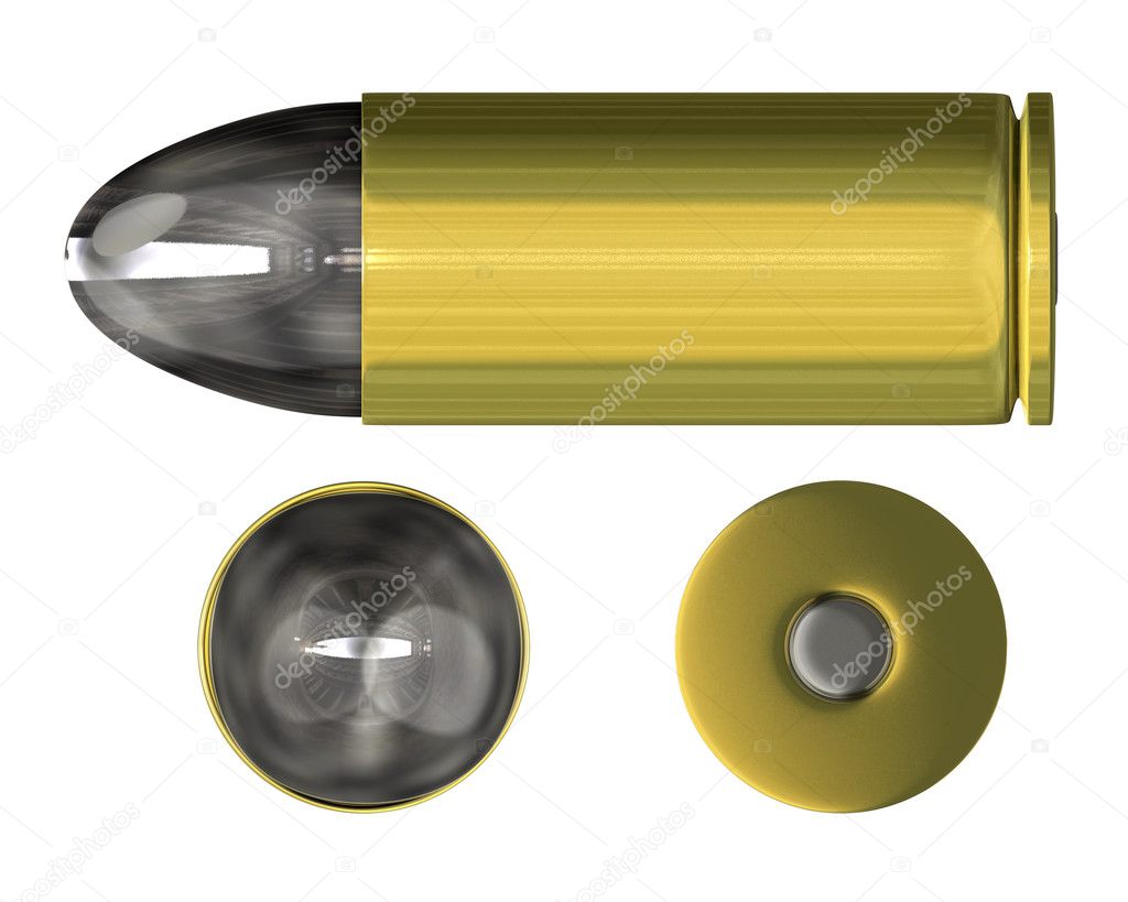 Bullet orthogonal view (3D)